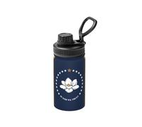 FDGBNM Mississippi State Flag Botella aislada de 12 onzas. Doble pared, a prueba de fugas, sin sudor, para exteriores y viajes.
