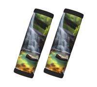 fdgbnm Waterfall Views - Empuñaduras para equipaje (2 unidades), funda de neopreno para maleta de viaje para una fácil identificación