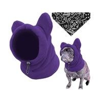 FDGGT 1 Capucha Cálida para Perro, 1 Bufanda Triangular, Gorro Protector para Los Oídos para Mascotas, Gorro Ajustable, Ropa para Mascotas