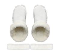 FDGGT 1 Par De Plantillas Mullidas Y 1 Par De Cubrecordones, Plantillas De Felpa, Plantillas Cálidas, Plantillas Suaves Y Cómodas, Accesorios Para Zapatos