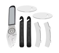 FDGGT 1 Pastilla De Freno De Disco Más Suave, 4 Pastillas De Freno Y 2 Desmontables para Neumáticos, Herramientas De Reparación De Bicicletas, Accesorios para Bicicletas