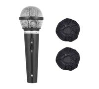 FDGGT 1 Soporte para Micrófono, 2 Cubiertas para Micrófono, Mini Micrófono De Simulación, Micrófono para Actuaciones Infantiles, Accesorios para Fiestas Y Bailes