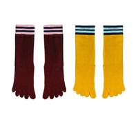 FDGGT 2 Pares De Calcetines Con Punta Alta, Calcetines Con Punta Para Mujer, Calcetines Deportivos Para Mujer, Calcetines De Algodón Suave, Calcetines Elásticos