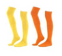 FDGGT 2 Pares De Calcetines Por Encima De La Rodilla, Calcetines Sencillos Y Versátiles, Calcetines De Baile, Calcetines Elásticos Y Cómodos Para Mujer, Complementos De Vestir