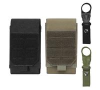 FDGGT 2 Riñoneras Y 2 Hebillas para Botellas De Agua, Riñonera Portátil, Riñonera para Teléfono Móvil, Riñonera Impermeable, Adecuada para Senderismo, Camping, Viajes, Ciclismo