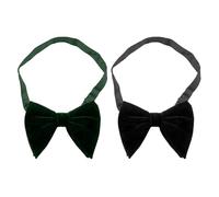 FDGGT 2 Uds Pajarita De Terciopelo Pajarita Moda Pajarita Simple Accesorios De Ropa Corbata De Vestir Para Hombre