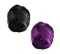 FDGGT 2Pcs Sombreros De Turbante De Terciopelo, Sombreros De Turbante Elásticos, Sombreros De Turbante Retro, Sombreros De Turbante Suaves, Sombreros De Quimioterapia