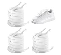 FDGGT 3 Pares De Cordones Anchos, Cordones De Zapatillas, Cordones Clásicos Y Versátiles, Cordones Simples, Reemplazo De Cordones, Accesorios Para Zapatos