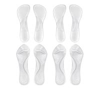 FDGGT 4 Pares De Plantillas De Silicona Para Mujer, Plantillas De Tacón Alto, Plantillas Antideslizantes Que Absorben Los Golpes, Protectores De Talón, Almohadillas Para Los Pies