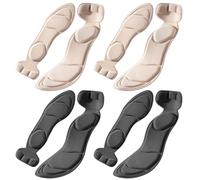 FDGGT 4 Pares Plantillas Antidesgaste, Plantillas Suaves Para Tacones Altos, Plantillas Para Mujer, Protector De Talón, Plantillas Protectoras Para Pies