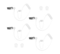 FDGGT 4 Uds. Conductos De Aire De Intercomunicación Conductos De Intercomunicación Transparentes Tubos De Audio Tubos De Sonido De Repuesto Accesorios De Intercomunicación