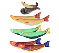 FDGGT 6 Uds Menta Mariscos Pescado Juguetes para Masticar para Gatos Juguete De Peluche De Dibujos Animados Juguete para Masticar para Gatos Juguete Interactivo para Gatos