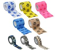 FDGGT 8 Rollos De Vendas Autoadhesivas De Dibujos Animados, Vendas Deportivas, Vendas Elásticas, Vendas Multifuncionales, Adecuadas para Muñecas, Dedos, Piernas, Etc.