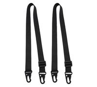 FDGGT Cordón Negro para Teléfono Móvil, Cordón De Nailon, Cordón Ajustable, Cordón Portátil, Cordón Fijo, 2 Uds.