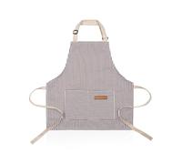 FDGGT Delantal Infantil A Rayas De 1 Pieza, Delantal Ajustable, Delantal con Cuello Halter, Adecuado para Pintar, Jardinería, Cocinar