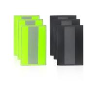 FDGGT Pack De 6 Parches Reflectantes para Brazos, Parches Reflectantes De Seguridad, Parches Reflectantes para Ropa, Parches para Mochila, Adecuados para Senderismo, Ciclismo Y Carrera