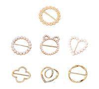 FDGGT Pack De 7 Botones Decorativos Para Prendas, Botones Para Bufandas, Botones Decorativos Elees, Botones Metálicos Decorativos, Accesorios De Vestir, Sujetadores De Ropa