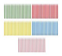 FDGGT Paquete De 100 Pinceles Coloridos para Rascar, Pinceles Creativos, Pinceles para Niños, Pinceles De Madera, Herramientas De Arte para Rascar DIY