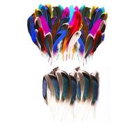 FDGGT Paquete De 400 Plumas, Materiales para Manualidades, Plumas Decorativas, Plumas para Manualidades, Se Pueden Utilizar para Joyas, Coles, Ropa.
