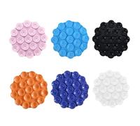 FDGGT Soporte Redondo para Teléfono con Ventosas De Silicona, Ventosas De Silicona Antideslizantes, Soporte para Teléfono De Coche, 6 Uds.