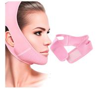 FDHBDF Mascarilla de barbilla en forma de V para levantar la cara, cinta de elevación facial para líneas faciales, sin rastro, elasticidad y mejora la cara de papada
