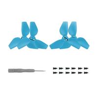 FDhRyTF Hélice Ligera para cámara de Vuelo portátil Neo 2016S, Compatible con Accesorios para Drones, paletas, alas para Ventiladores(2 Pair Blue)