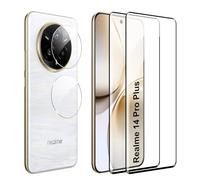 FDHYFGDY 2+2 Piezas Pantalla para Realme 14 Pro Plus Cristal Templado, Protector de cámara y película Protectora de Vidrio, Dureza 9H, Protector de Pantalla HD antiburbujas
