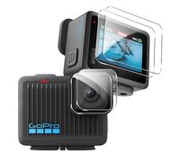 FDHYFGDY 2+2 Piezas para GoPro Hero Protector de Pantalla Película Protectora, Lente Protector de Pantalla Blindado Dureza 9H Cristal Templado para GoPro Hero