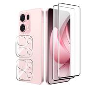 FDHYFGDY 2+2 Piezas Protector de Pantalla para Oppo Reno 13 Pro 5G Cristal Templado, Protector de cámara y película Protectora de Vidrio, Dureza 9H, Pantalla HD antiburbujas