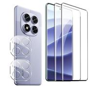 FDHYFGDY 2+2 Piezas Protector de Pantalla para Xiaomi Redmi Note 14 Pro 5G/Poco X7 5G Cristal Templado, Protector de cámara y película Protectora de Vidrio, Dureza 9H, Pantalla HD