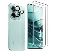 FDHYFGDY 2+3 Piezas Protector de Pantalla para Xiaomi Redmi Note 14 5G Cristal Templado, Protector de cámara y película Protectora de Vidrio, Dureza 9H, Pantalla HD antiburbujas