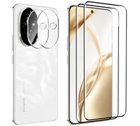 FDHYFGDY 2 Piezas para Honor 200 Película Protectora de Cristal Templado, 2 Piezas de Película de Vidrio para cámara, Dureza 9H, Protector de Pantalla Resistente a rayones y sin Burbujas