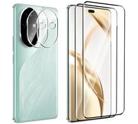 FDHYFGDY 2 Piezas para Honor 200 Pro Película Protectora de Cristal Templado, 2 Piezas de Película de Vidrio para cámara, Dureza 9H, Protector de Pantalla Resistente a rayones y sin Burbujas