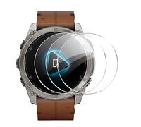 FDHYFGDY 3 Piezas Protectores de Pantalla para Garmin Fenix 8 51mm Cristal Templado, Película Protectora Dureza 9H, [Sin Burbujas] [Antirrayas]