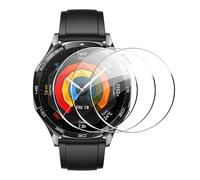 FDHYFGDY 3 Piezas Protectores de Pantalla para OnePlus Watch 3/Huawei Watch GT 5/5 Pro 46mm Cristal Templado, Película Protectora Dureza 9H, [Sin Burbujas] [Antirrayas]