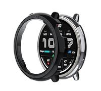FDHYFGDY Funda para Amazfit Active 2 44mm, Funda Protectora de PC Integral con Protector de Pantalla, película Protectora Compatible con Amazfit Active 2 44mm - Negro