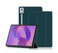 FDHYFGDY Funda para Lenovo Idea Tab Pro 12,7" Funda Protectora, Nueva Funda de Cuero PU Funda Protectora Triple Pliegue con Función Auto Sleep/Wake - Verde