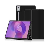 FDHYFGDY Funda para Lenovo Idea Tab Pro 12,7" Funda Protectora, Nueva Funda de Cuero PU Funda Protectora Triple Pliegue con Función Auto Sleep/Wake - Negro