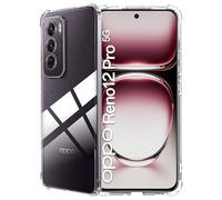 FDHYFGDY Funda para OPPO Reno 12 Pro 5G Carcasa, Funda de Silicona Transparente a Prueba de Golpes para teléfono, Funda de Parachoques de TPU Suave y Delgada Transparente