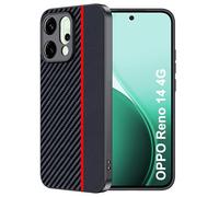 FDHYFGDY Funda para OPPO Reno 14 5G Carcasa,Resistente a Golpes y Arañazos,Fundas Ultrafina para Teléfono de Fibra de Carbono Compatible con OPPO Reno 14 Funda