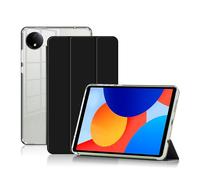 FDHYFGDY Funda para Redmi Pad SE 8.7 Pulgadas Funda Protectora, Nueva Funda de Cuero PU + TPU, Funda Protectora Triple Plegable con función de Encendido/Apagado automático - Negro
