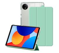 FDHYFGDY Funda para Redmi Pad SE 8.7 Pulgadas Funda Protectora, Nueva Funda de Cuero PU + TPU, Funda Protectora Triple Plegable con función de Encendido/Apagado automático - Verde