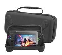 FDHYFGDY Funda para ROG Xbox Ally X/ROG Xbox Ally + 1X Protector de Pantalla, [A Prueba de choques] Caja de Bolso de Mano Protectora Dura, Carrera la Bolsa Funda, Viajes - Friendly - Negro