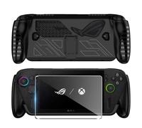 FDHYFGDY Funda para ROG Xbox Ally X/ROG Xbox Ally Carcasa, Funda de TPU con Soporte, Carcasa Protectora Antigolpes y antiarañazos (Negro)