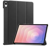 FDHYFGDY Funda para Samsung Galaxy Tab S11 11",Ultrafino y Resistente a los Arañazos, Nueva Funda Protectora Triple de PU con Función de Encendido/Apagado Automático - Negro