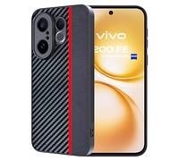 FDHYFGDY Funda para Vivo X200 FE Carcasa，Resistente a Golpes y Arañazos，Fundas Ultrafina para teléfono de Fibra de Carbono Compatible con Vivo X200 FE Funda