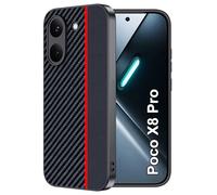 FDHYFGDY Funda para Xiaomi Poco X8 Pro Carcasa, Resistente a Golpes y Arañazos, Fundas Ultrafina para Teléfono de Fibra de Carbono Compatible con Poco X8 Pro Funda