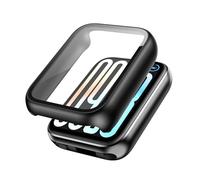 FDHYFGDY Funda para Xiaomi Smart Band 9 Pro, Funda Protectora de PC Integral con Protector de Pantalla, película Protectora Compatible con Xiaomi Mi Band 9 Pro - Negro