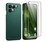 FDHYFGDY Protector Pantalla para Fairphone 6,2 Piezas Protector de Pantalla,3 Piezas Pelicula para lentes, Ultra HD Vidrio Templado, Dureza 9H, Anti Arañazos, Sin Burbujas Cristal Templado