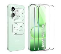 FDHYFGDY Protector Pantalla para Honor 600 Lite, 2 Piezas Protector de Pantalla, 2 Piezas Pelicula para lentes, Ultra HD Vidrio Templado, Dureza 9H, Anti Arañazos, Sin Burbujas Cristal Templado